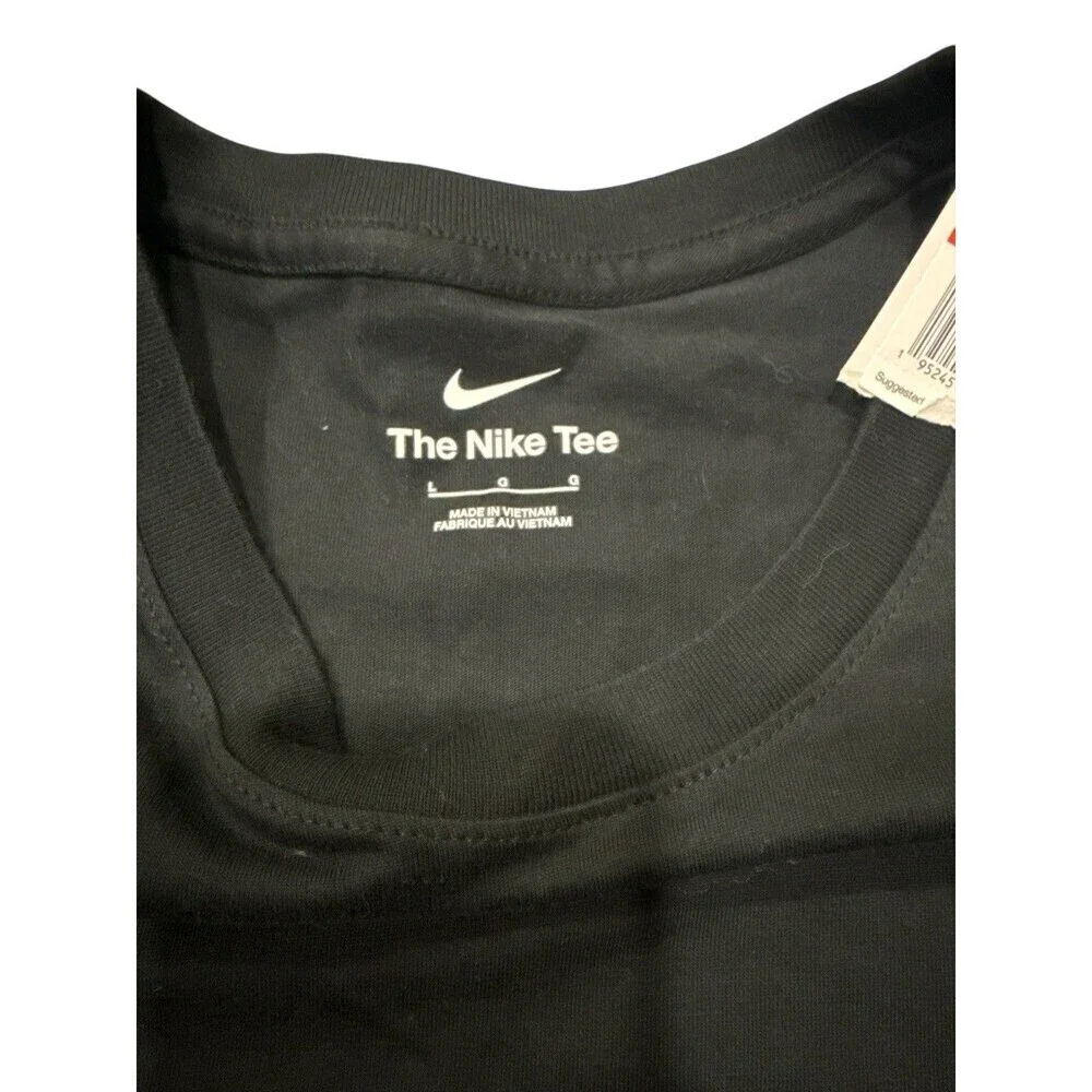 Nike Limited "Game So Fresh" Men's Jet Black Large Long Sleeve Tee 100% Cotton - Picture 3 of 7